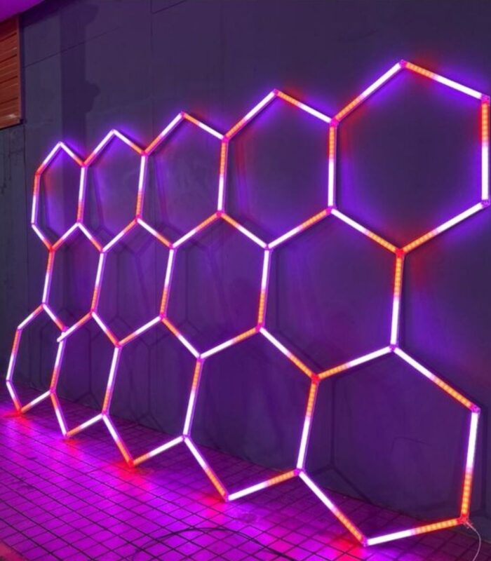 Set de 14 hexagonales RGB (Colores) de 4,0m x 2,4m - Imagen 1