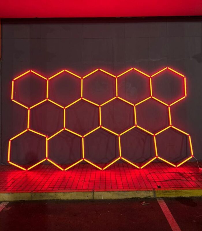 Set de 14 hexagonales RGB (Colores) de 4,0m x 2,4m - Imagen 2
