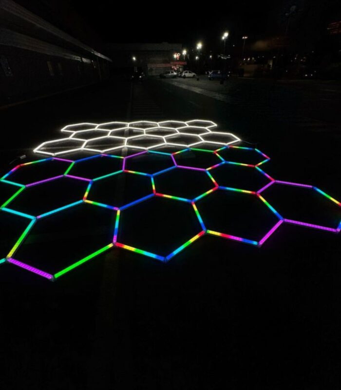 Set de 14 hexagonales RGB (Colores) de 4,0m x 2,4m - Imagen 3