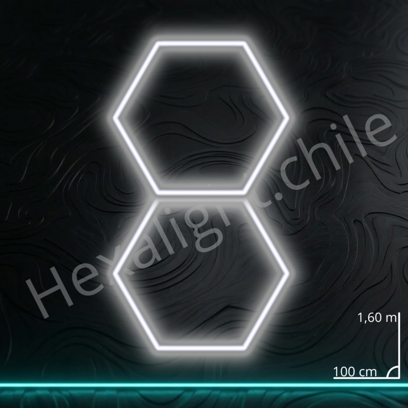 Sistema Hexa Kit 2 Hexágono 1,60 m x 100cm (77W)