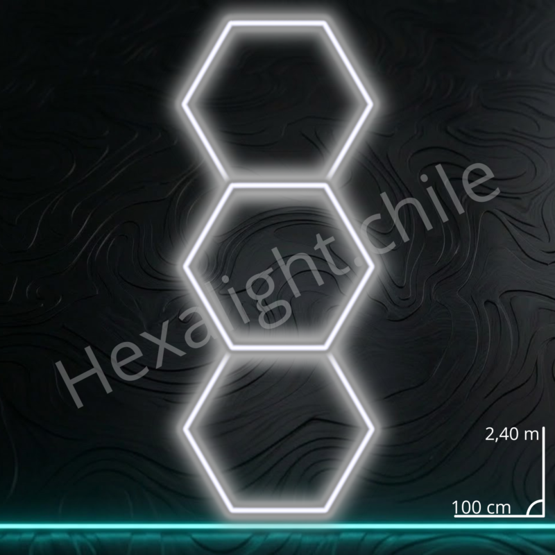 Sistema Hexa Kit 3 Hexágono 2,4 m x 100 cm (112W)