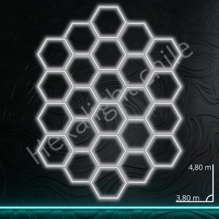 Sistema Hexa Kit 24 Hexágono 4,80 m x 3,80 m (637W)