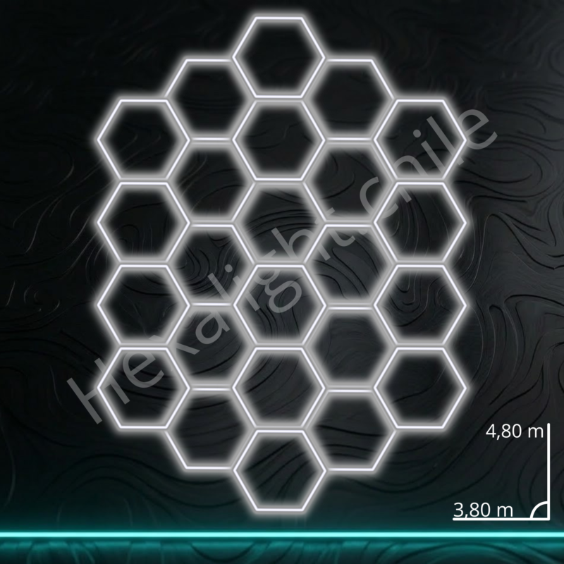 Sistema Hexa Kit 24 Hexágono 4,80 m x 3,80 m (637W)