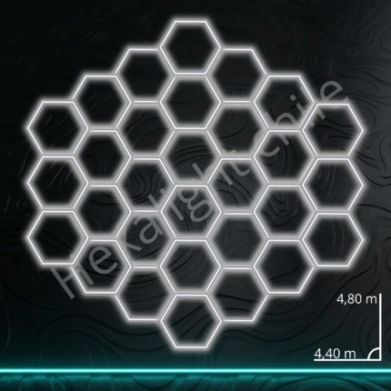 Sistema Hexa Kit 30 Hexágono 4,80 m x 4,40 m (777W)