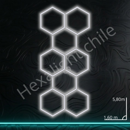 Sistema Hexa Kit 8 Hexágono 5,80 m x 1,60 m (266W)