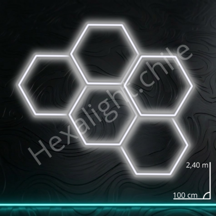 Sistema Hexa Kit 5 Hexágono 2,40 m x 100 cm (112W)