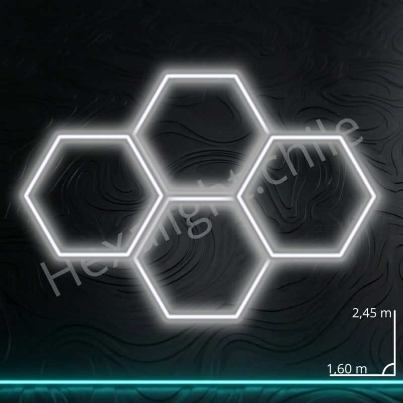 Sistema Hexa Kit 4 Hexágono 2,45 m x 1,60 m (133W)
