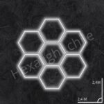 Set 7 hexágonos (2,4m x 2,4m)