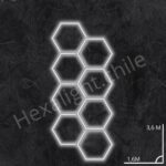 Set 8 hexágonos (3,6m x 1,6m)
