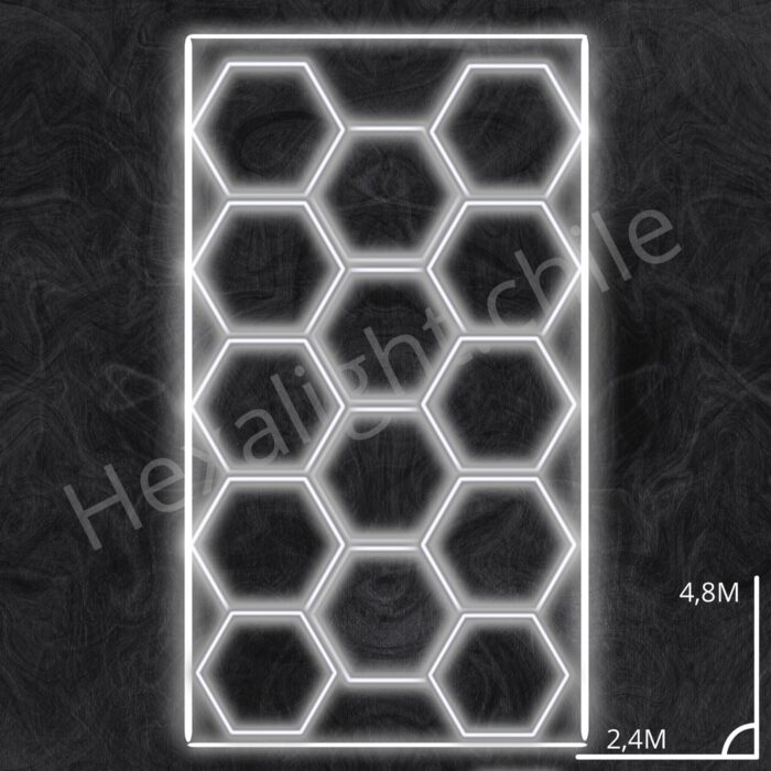 Set 14 hexagonos 4,8m x 2,4m (Con bordes) - Imagen 1