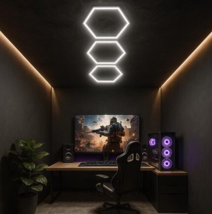 Sistema Hexa Kit 3 Hexágono 2,4 m x 100 cm (112W) - Imagen 3