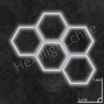 Set 5 hexágonos (1,6m x 2,4m)