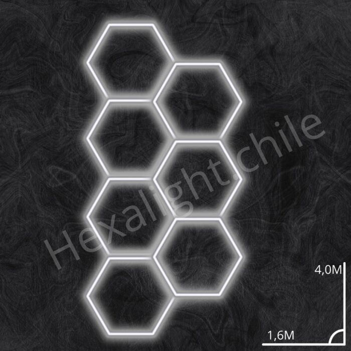 Set 7 hexágonos 4,0m x 1,6m - Imagen 1