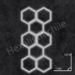 Set 8 hexágonos (3,8m x 1,6m)