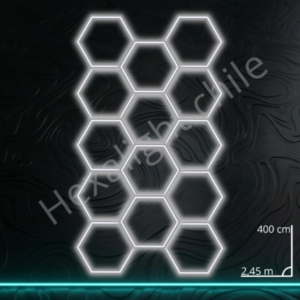 Sistema Hexa Kit 14 Hexágono 2,40 m x 400 cm / Sin bordes (399W)