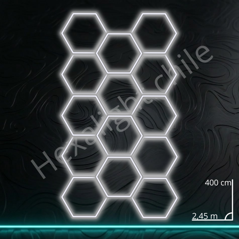 Sistema Hexa Kit 14 Hexágono 2,40 m x 400 cm / Sin bordes (399W)
