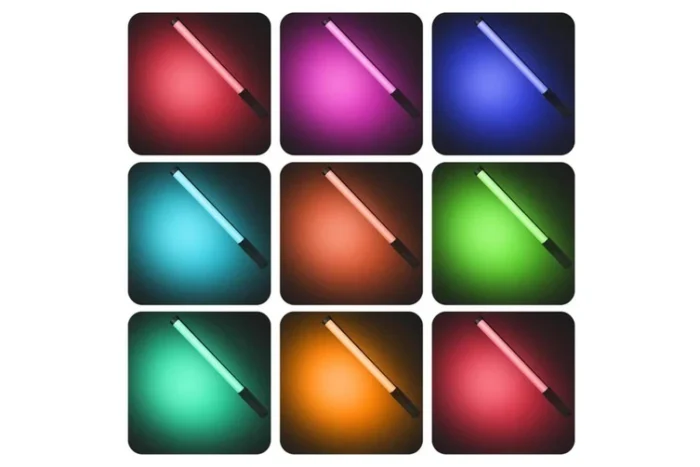 Baston inalambrico - luz de relleno Led RGB - Imagen 4