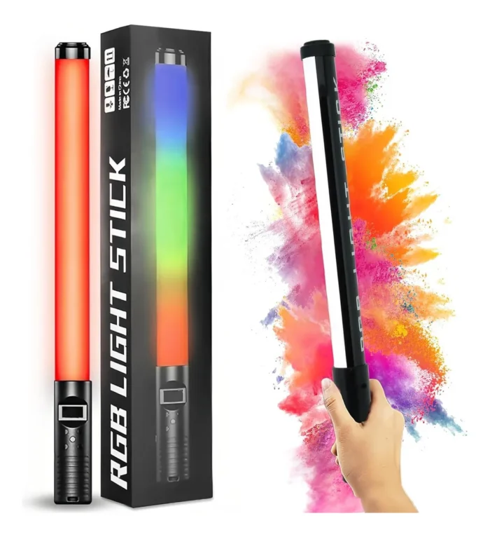 Baston inalambrico - luz de relleno Led RGB - Imagen 5