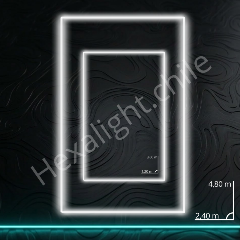 Set 2 rectangular 4,8 m x 2,4 m