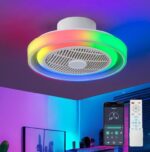 Ventilador de techo con luz RGB - Imagen 2