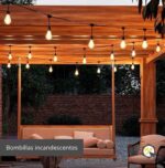 Guirnalda cálida de 10 ampolletas - Imagen 2