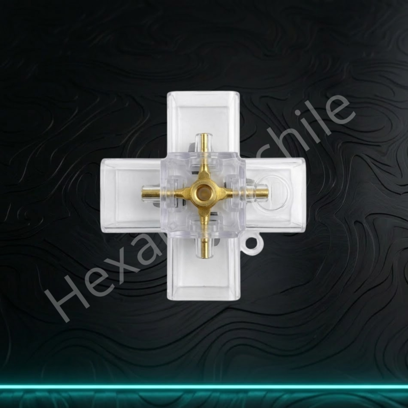 Conector en cruz 90 grados