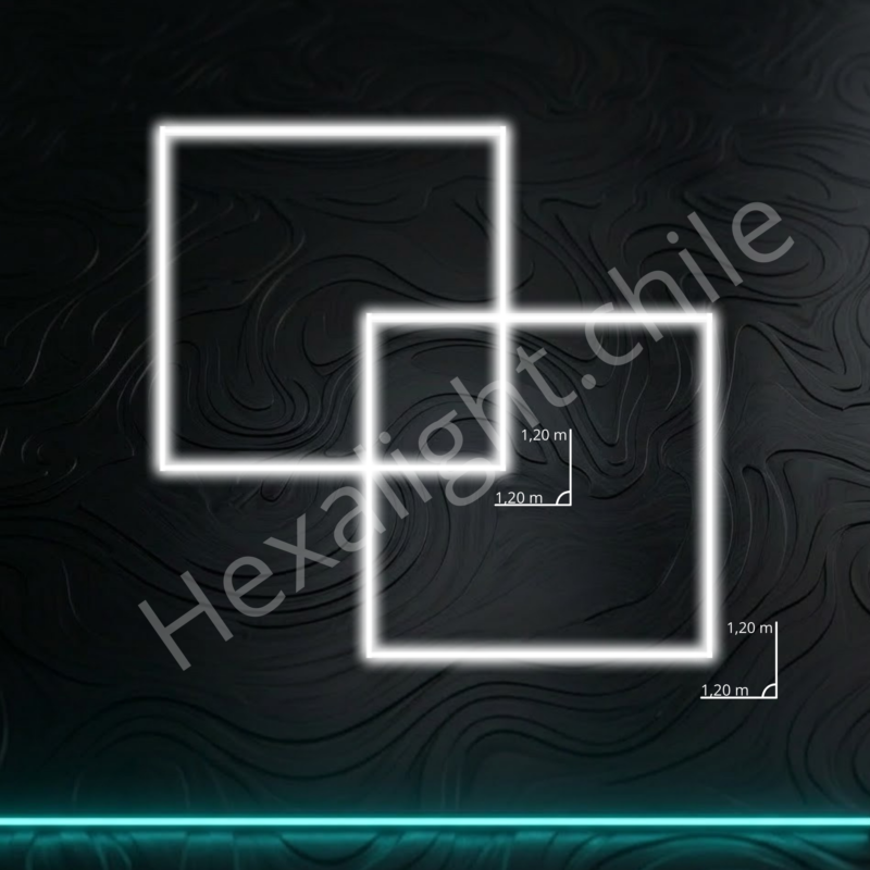 Kit de 2 Cuadrados 1,20 m x 1,20 m c/u (112W)