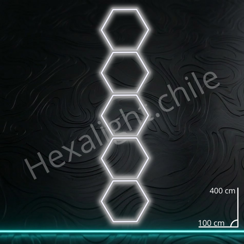 Sistema Hexa Kit 5 Hexágonos 400 cm x 100 cm (182W)