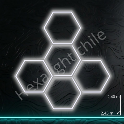 Sistema Hexa Kit 5 Hexágonos 2,40 m x 2,45 m (168W)