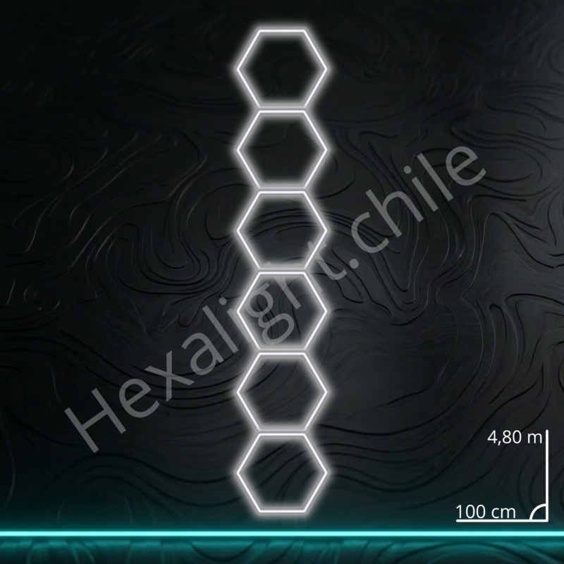 Sistema Hexa Kit 6 Hexágonos 4,80 m x 100 cm (217W)