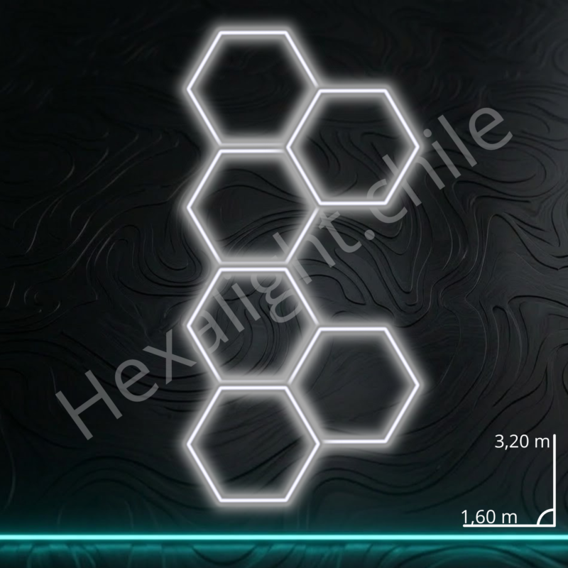 Sistema Hexa Kit 6 Hexágonos 3,20 m x 1,60 m (203W)