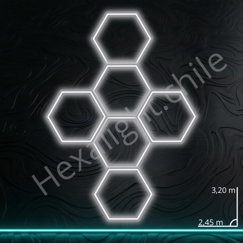 Sistema Hexa Kit 6 Hexágonos 3,20 m x 2,45 m (203W)