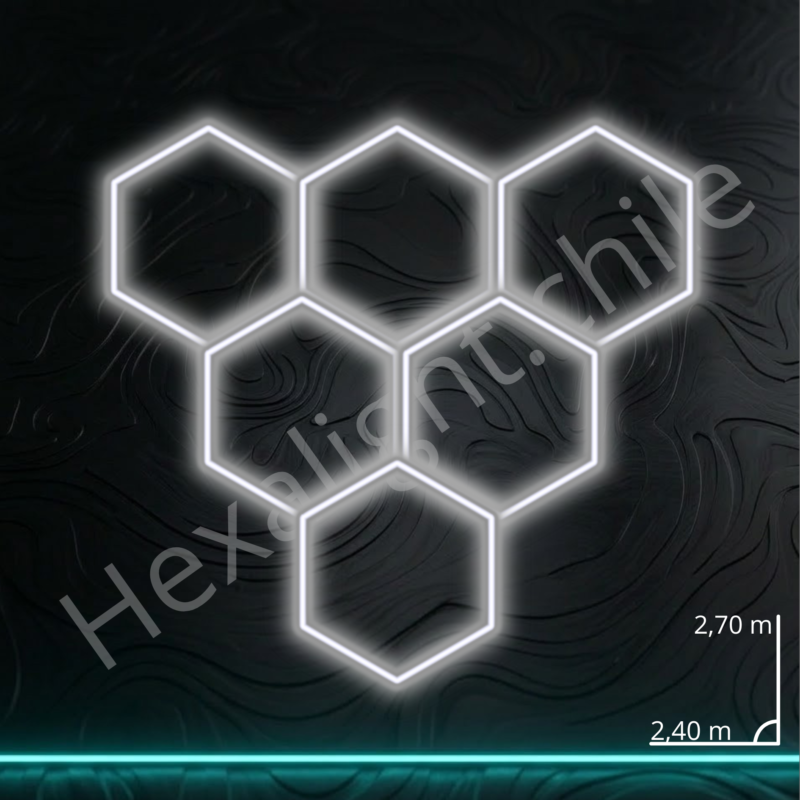 Sistema Hexa Kit 6 Hexágonos 2,70 m x 2,40 m (182W)