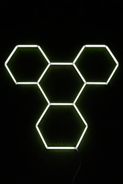 Sistema Hexa Kit 4 Hexágonos 200 cm x 2,45 m (147W)