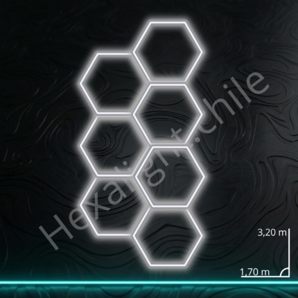 Sistema Hexa Kit 7 Hexágonos 3,20 m x 1,70 m (217W)