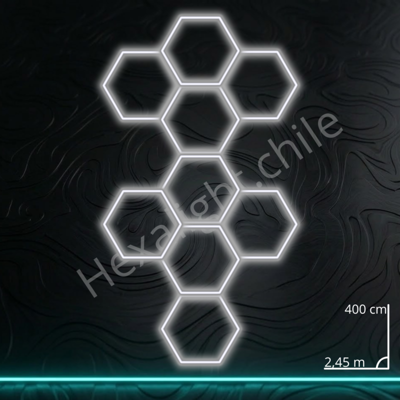 Sistema Hexa Kit 9 Hexágonos 400 cm x 2,45 m  (294W)