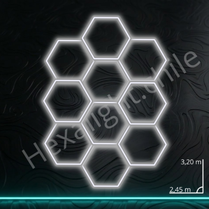 Sistema Hexa Kit 10 Hexágonos 3,20 m x 2,45 m  (406W)