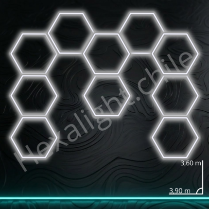Sistema Hexa Kit 10 Hexágonos 3,60 m x 3,90 m  (392W)