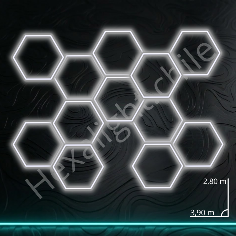 Sistema Hexa Kit 12 Hexágonos 2,80 m x 3,90 m  (385W)