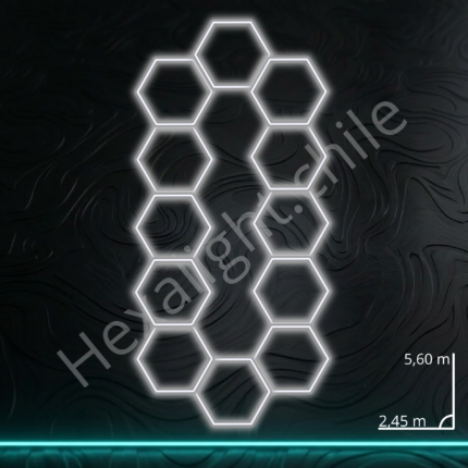 Sistema Hexa Kit 12 Hexágonos 5,60 m x 2,45 m  (406W)