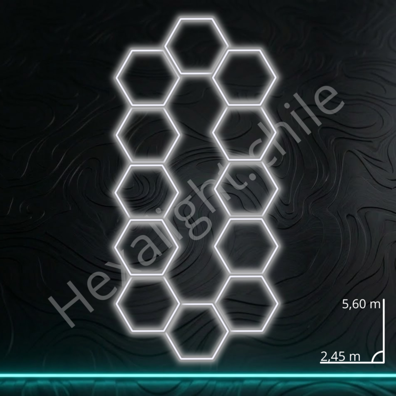 Sistema Hexa Kit 12 Hexágonos 5,60 m x 2,45 m  (406W)