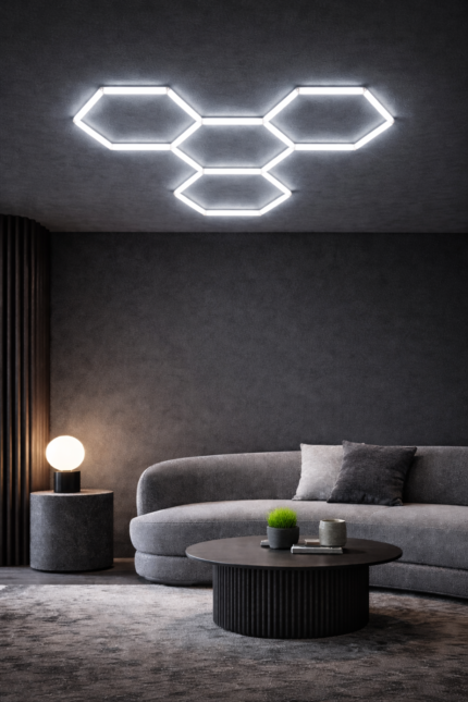 Sistema Hexa Kit 4 Hexágonos 200 cm x 2,45 m (147W) - Imagen 2