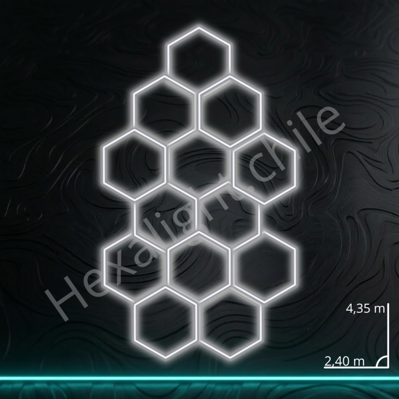 Sistema Hexa Kit 13 Hexágonos 4,35 m x 2,40 m  (371W)