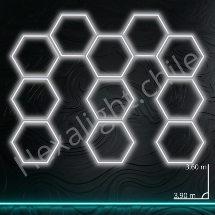 Sistema Hexa Kit 11 Hexágonos 3,60 m x 3,90 m  (392W)
