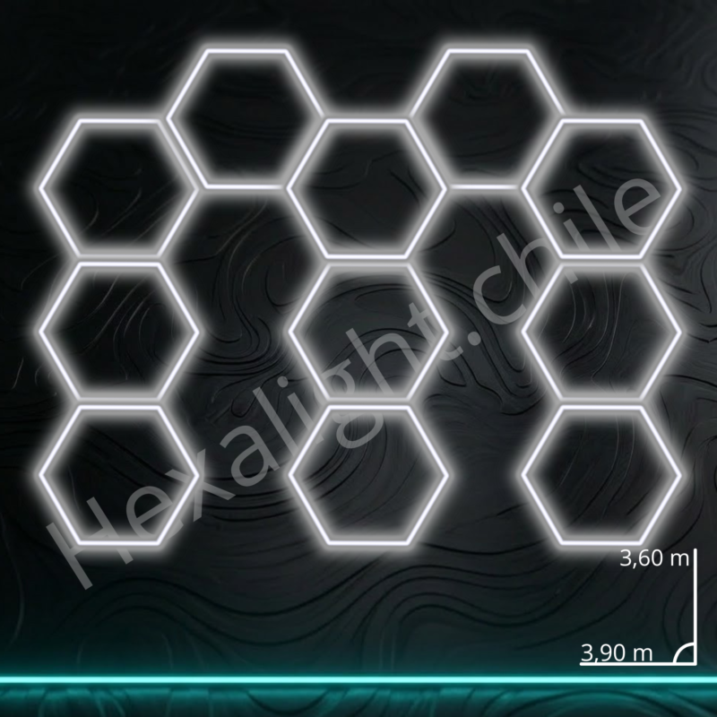 Sistema Hexa Kit 11 Hexágonos 3,60 m x 3,90 m  (392W)