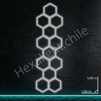 Sistema Hexa Kit 12 Hexágonos 5,80 m x 1,60 m  (378W)