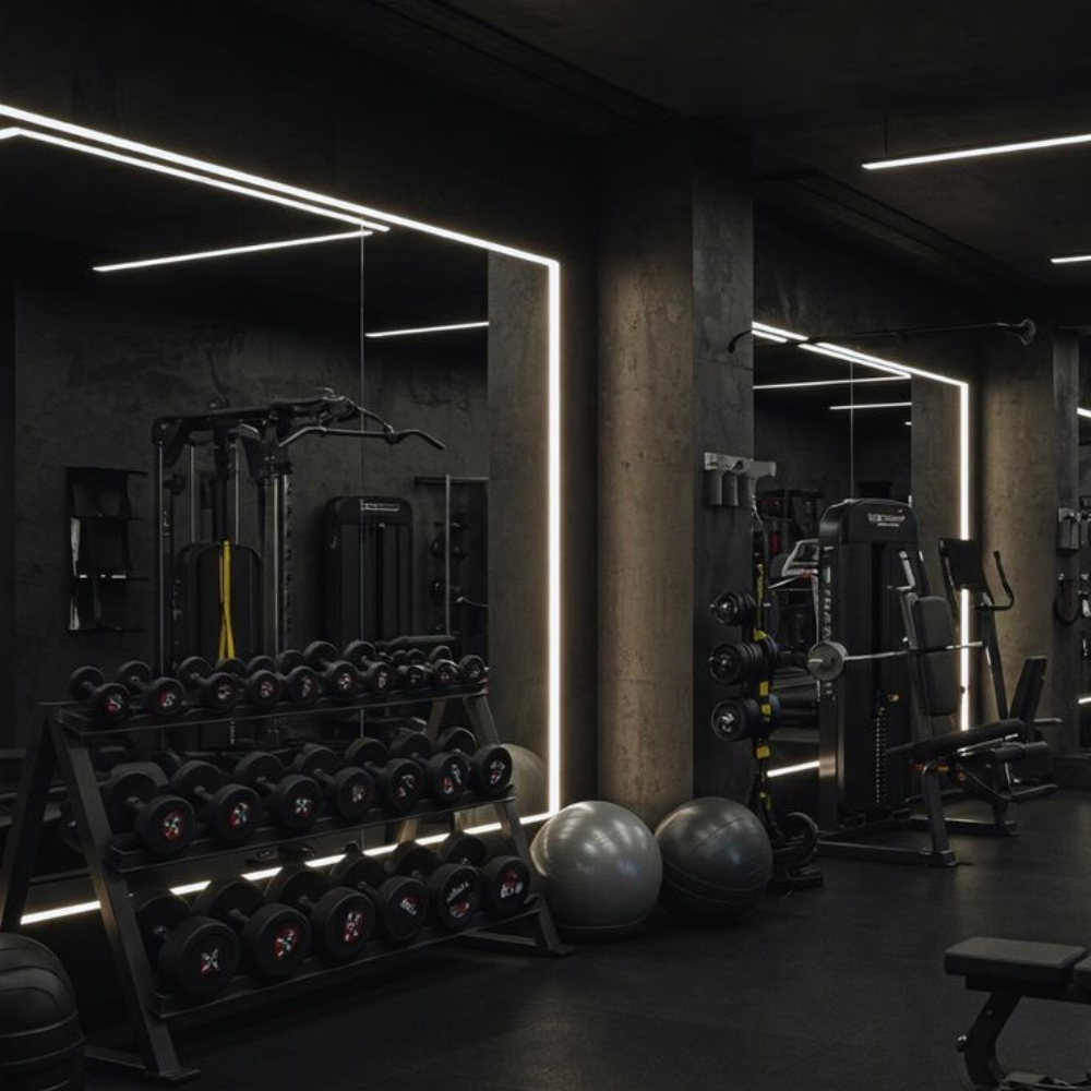 Proyectos de iluminación para gimnasios