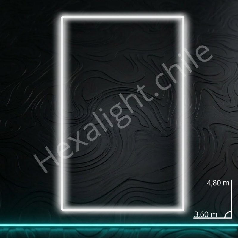 Rectángulo 4,80 m x 3,60 m (196W)