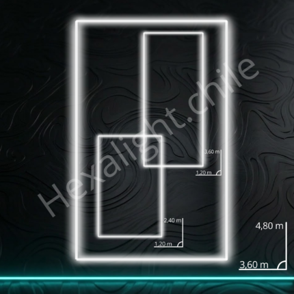 Kit Rectángulo 4,80 m x 3,60 m (392W)
