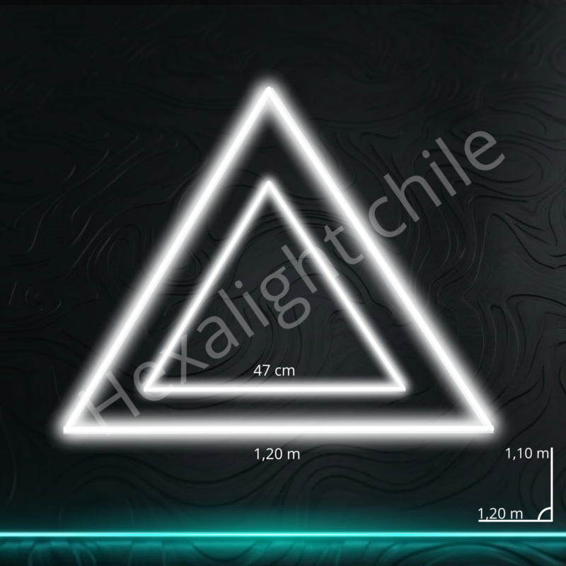 kit 2 Triángulos 1,10 m x  1,20 m (63W)